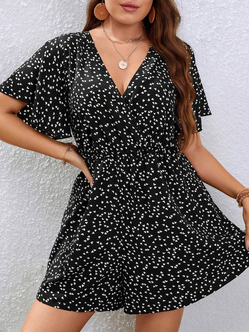 Macacão manga de borboleta Francesca