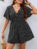 Macacão manga de borboleta Francesca