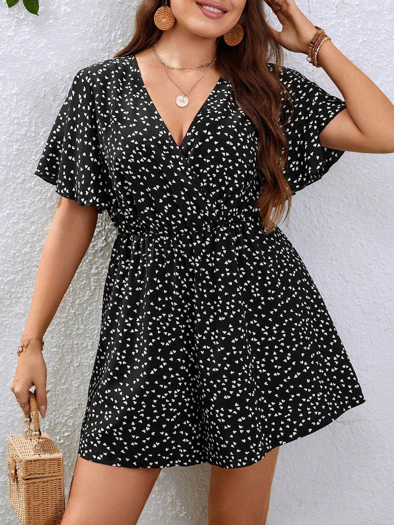 Macacão manga de borboleta Francesca