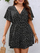 Macacão manga de borboleta Francesca