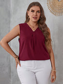 Blusa Feminina Solta Gola V Kalony