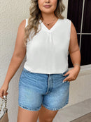 Blusa Feminina Solta Gola V Kalony