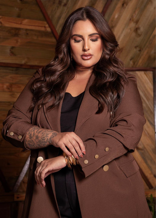 Blazer Romano Plus Size