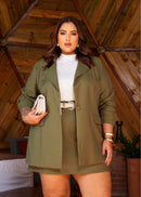 Blazer Chemise Plus Size