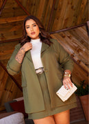 Blazer Chemise Plus Size