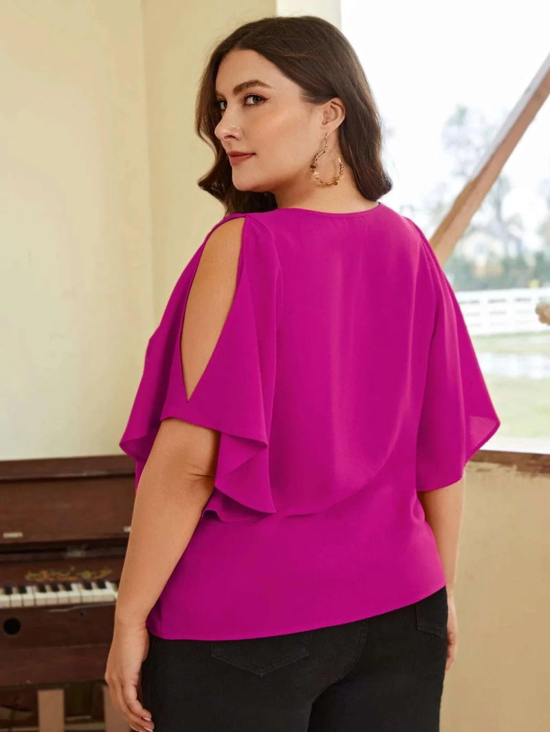 Blusa Com Recorte No Ombro Makayla