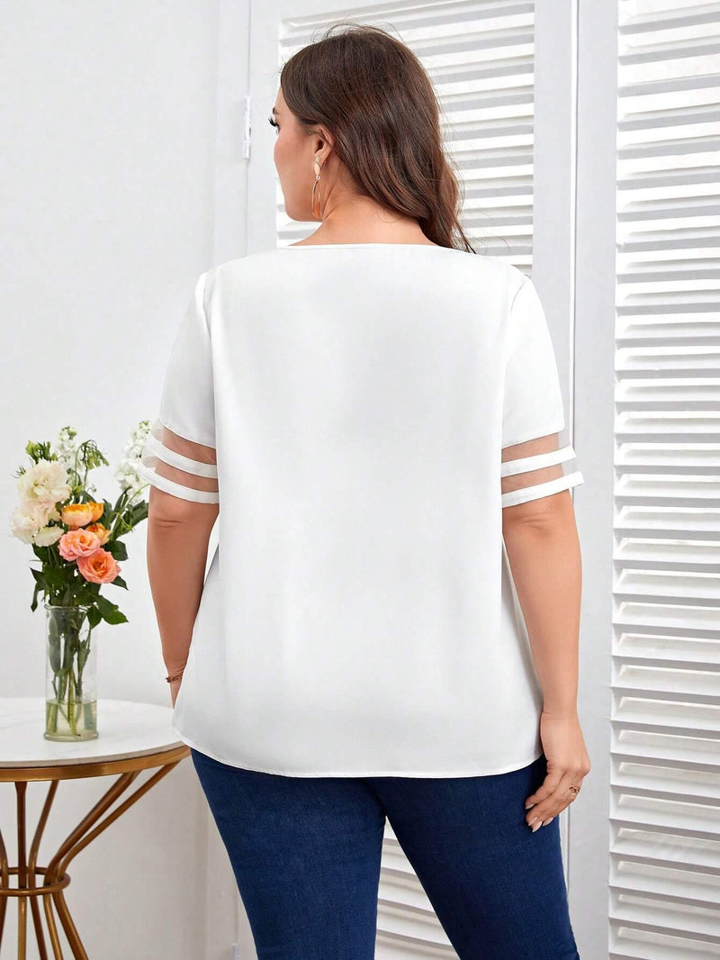 Blusa Feminina De Manga Kaitlyn