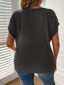 Blusa Feminina manga morcego Giovanna. Plus Size