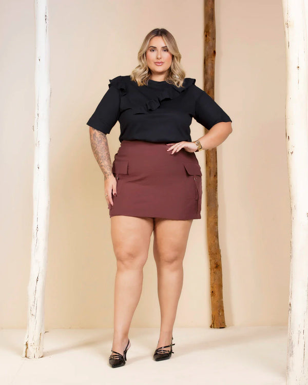 T-shirt Gabrielle Babado